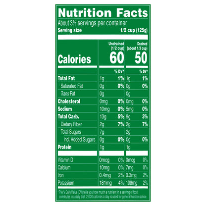 Del Monte Fresh Cut No Salt Added Whole Kernel Golden Sweet Corn 15.25 oz