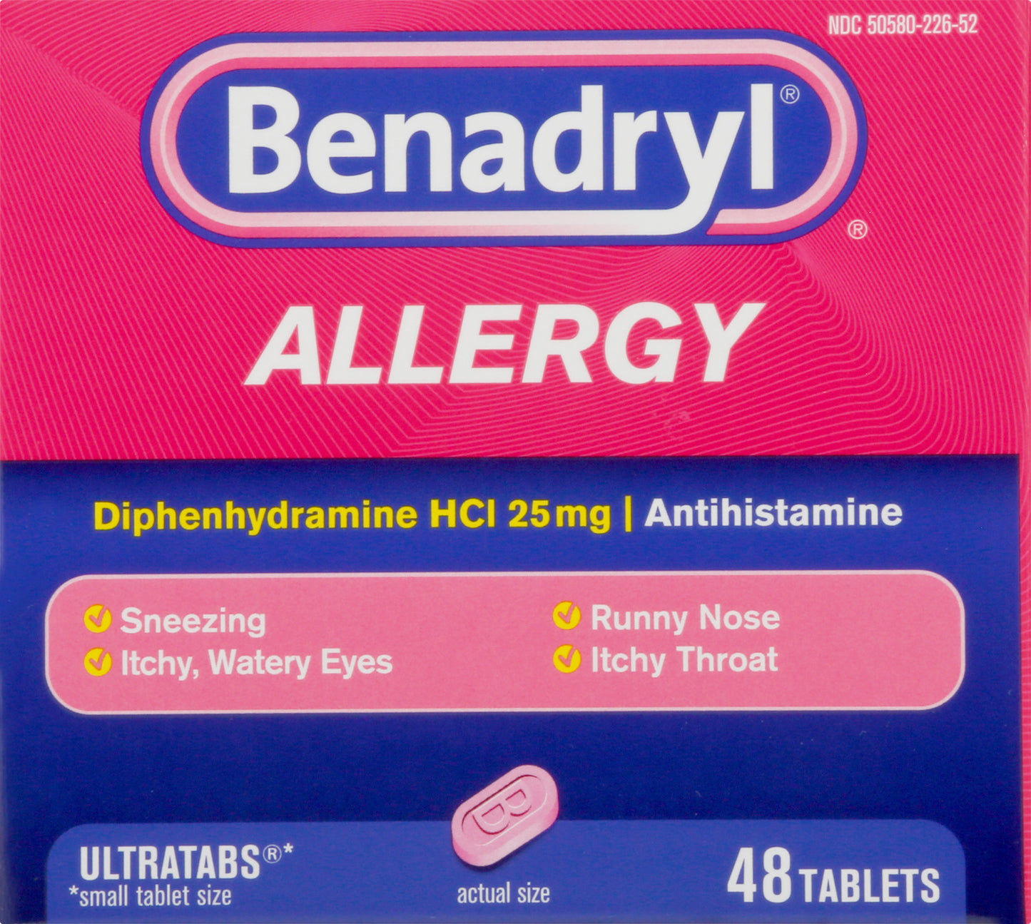 Children's Motrin 25 mg Tablets Allergy 48 ea