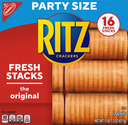 PARENT - MONDELEZ GLOBAL LLC (SNACKS US) Ritz Crackers Fresh Stacks Party Size Carton 581267 BE Upda