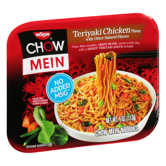 Nissin Teriyaki Chicken Flavor Chow Mein Noodles 4 oz
