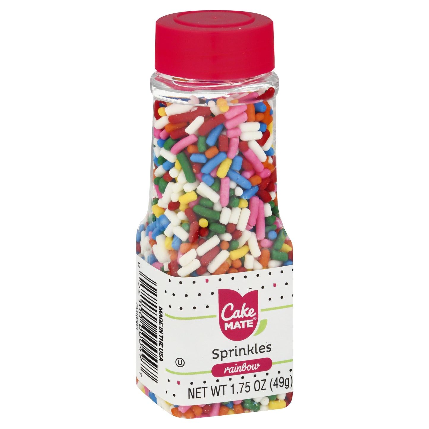 Cake Mate Rainbow Sprinkles 1.75 oz
