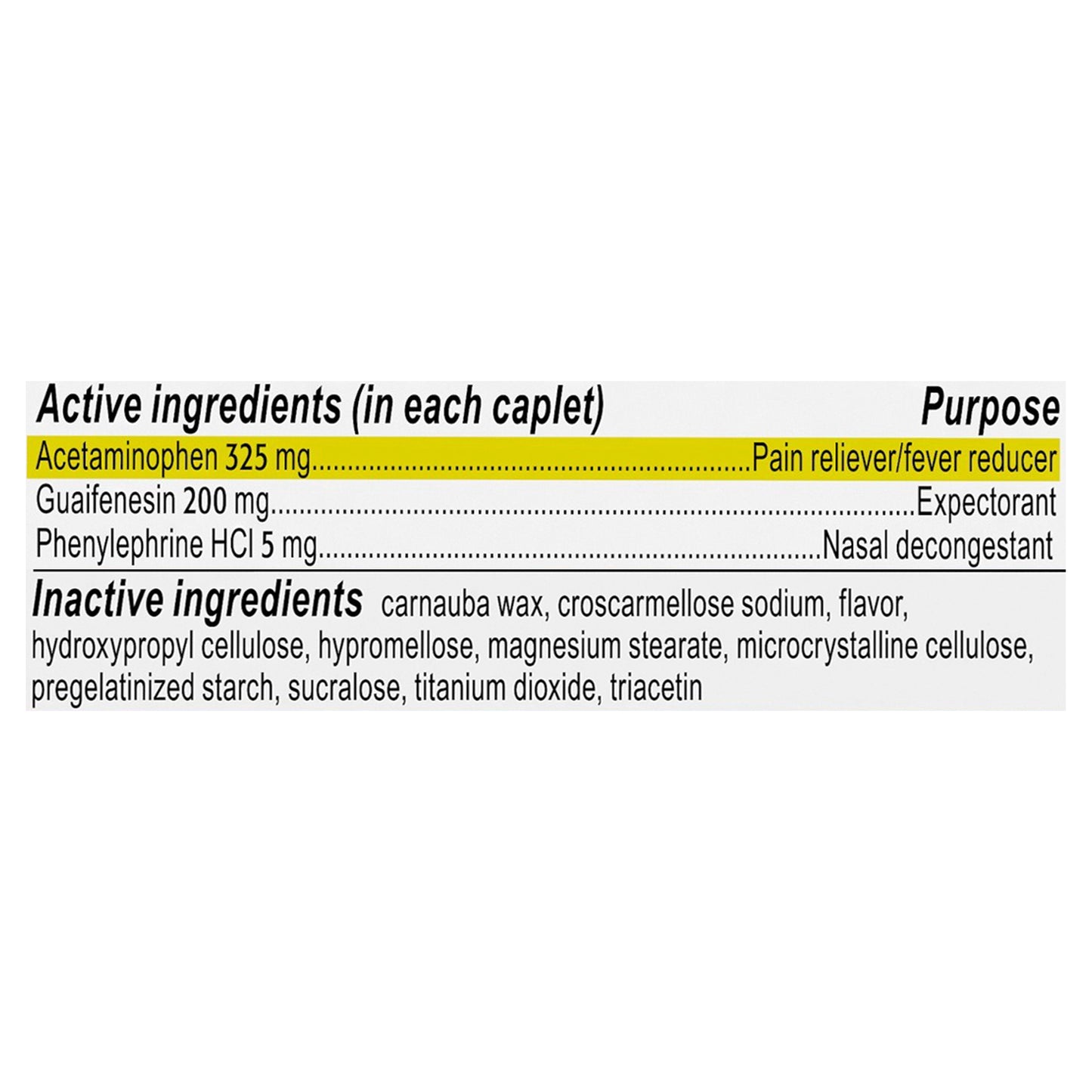 Tylenol Caplets for Adults Congestion Severe Cold + Head 24 ea