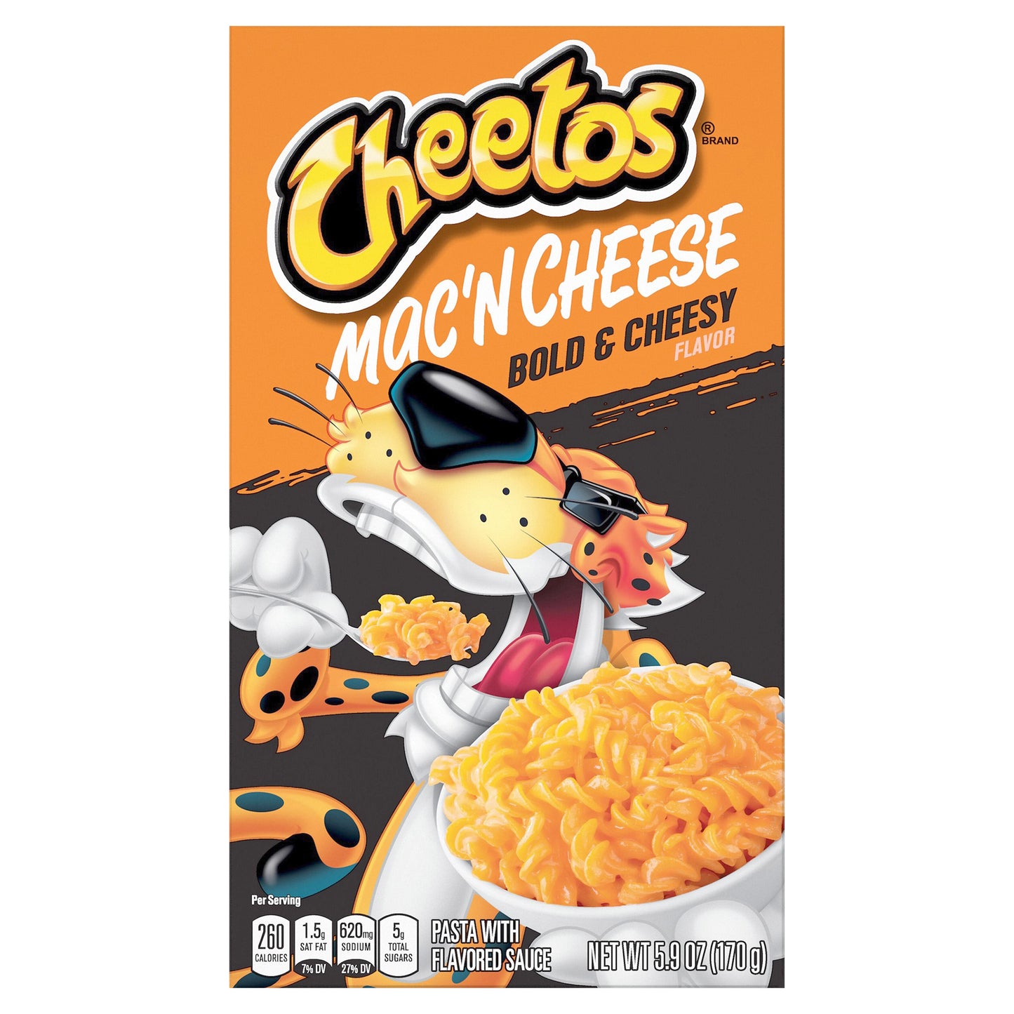 Cheetos Mac 'N Cheese Pasta With Flavored Sauce Bold & Cheesy Flavor 5.9 Oz