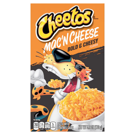 Cheetos Mac 'N Cheese Pasta With Flavored Sauce Bold & Cheesy Flavor 5.9 Oz