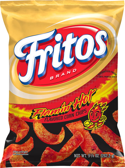Fritos Flamin' Hot Flavored Corn Chips 9.25 oz