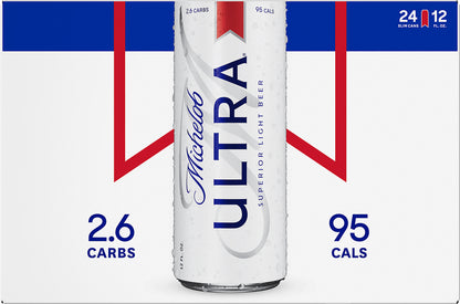Michelob Ultra 24 Pack Superior Light Beer 24 ea