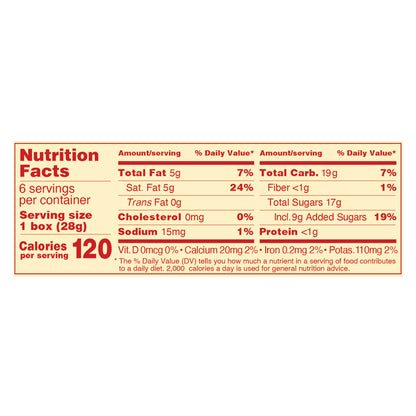 Sun-Maid Vanilla Yogurt Covered Raisins 6-Pack/1 oz Cartons
