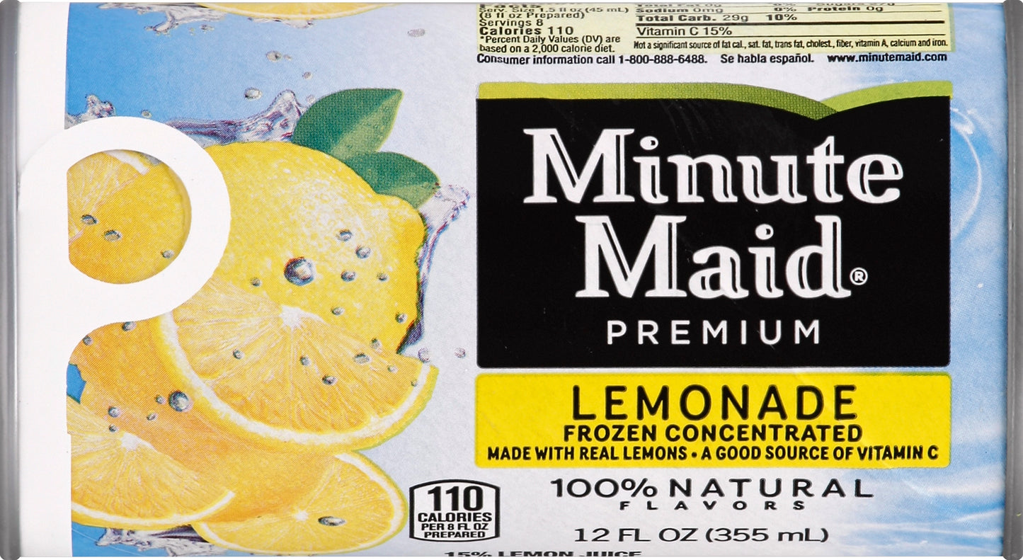 Minute Maid Lemonade 12 oz
