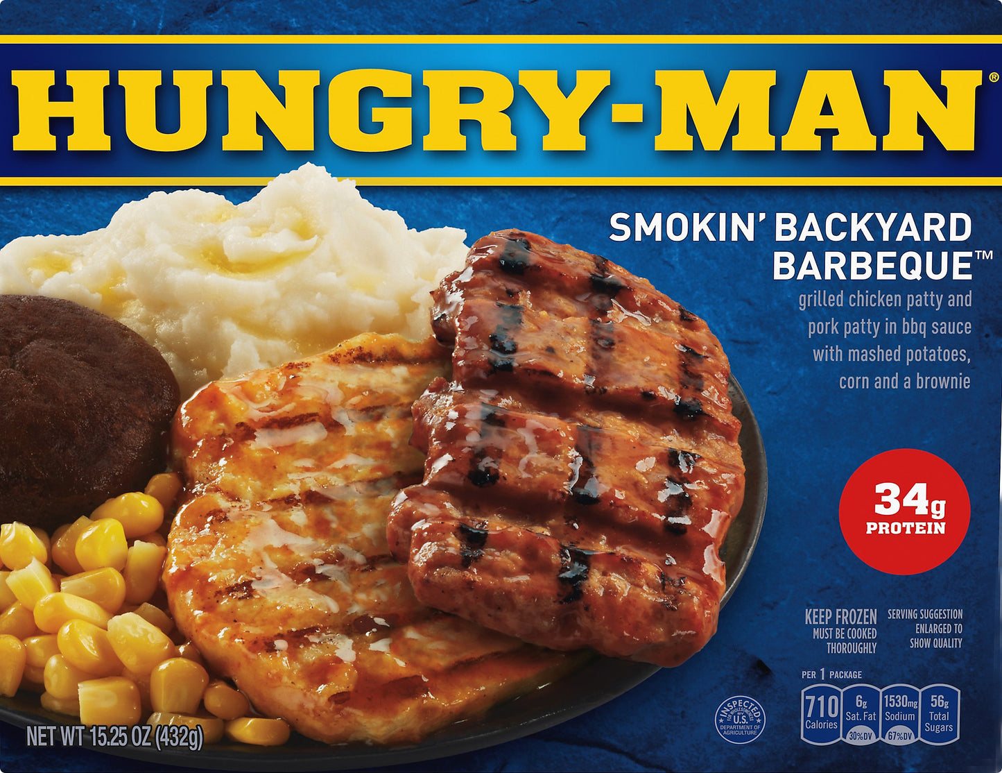 Hungry-Man Smokin' Backyard Barbeque 15.25 oz