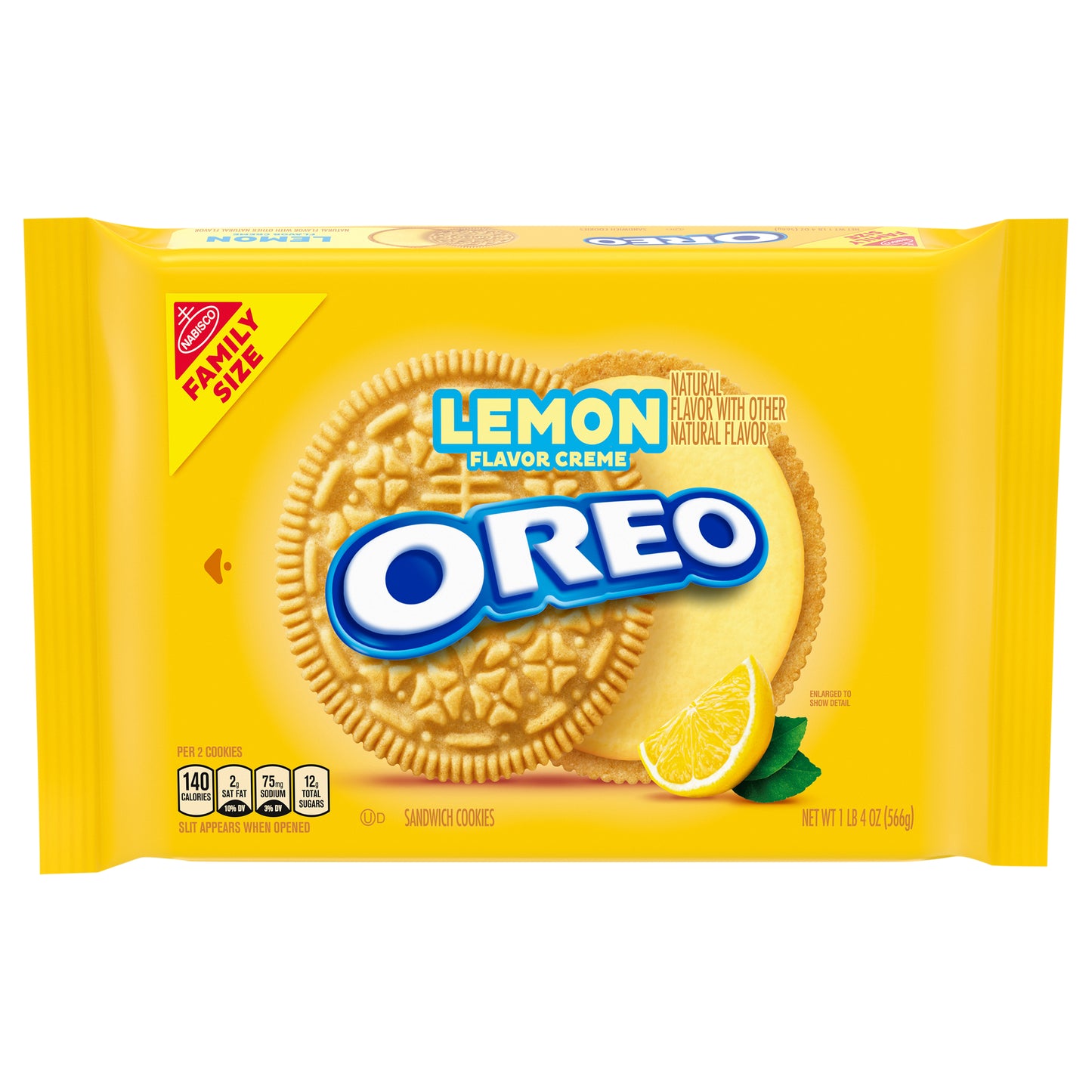 Nabisco Oreo Lemon Creme Sandwich Cookies 20 oz. Pack