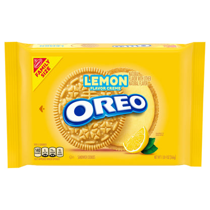 Nabisco Oreo Lemon Creme Sandwich Cookies 20 oz. Pack