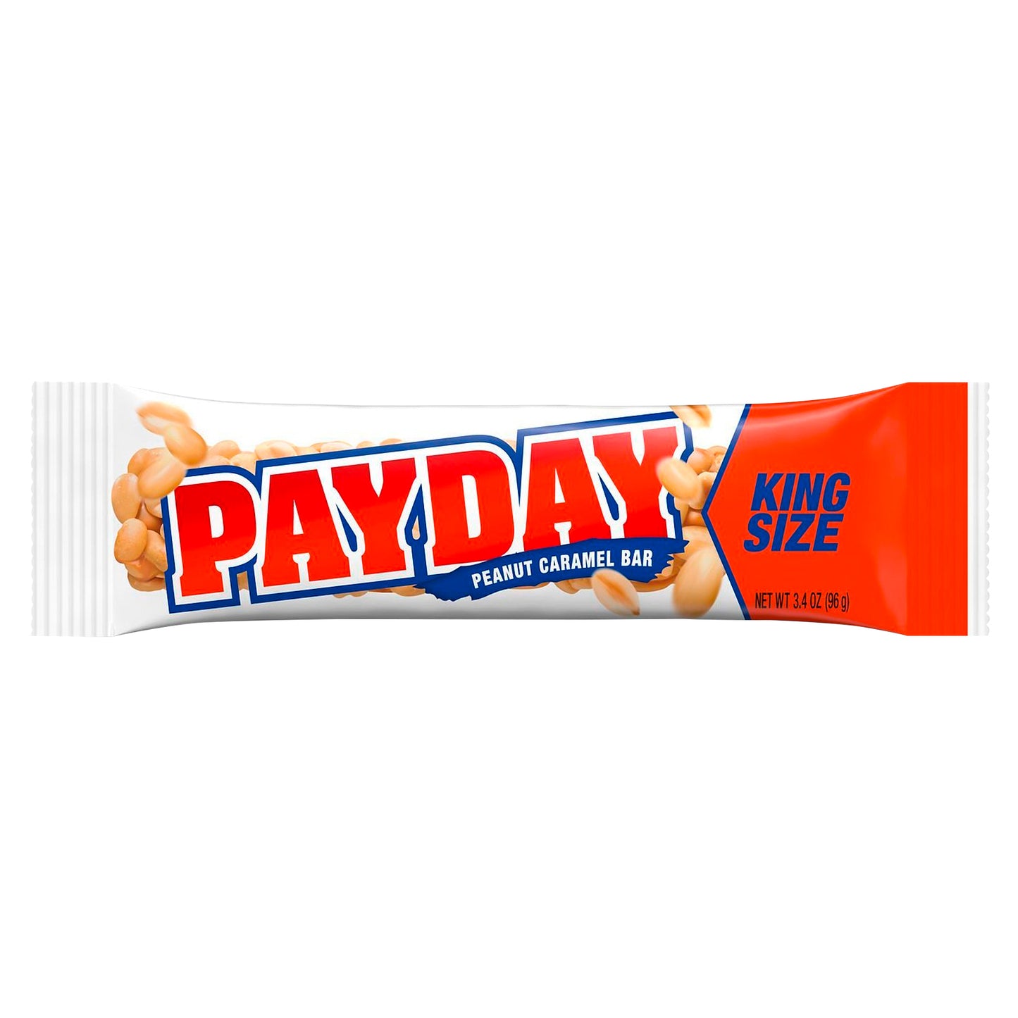 PAYDAY Peanut & Caramel Candy, King Size, 3.4 oz, Bar