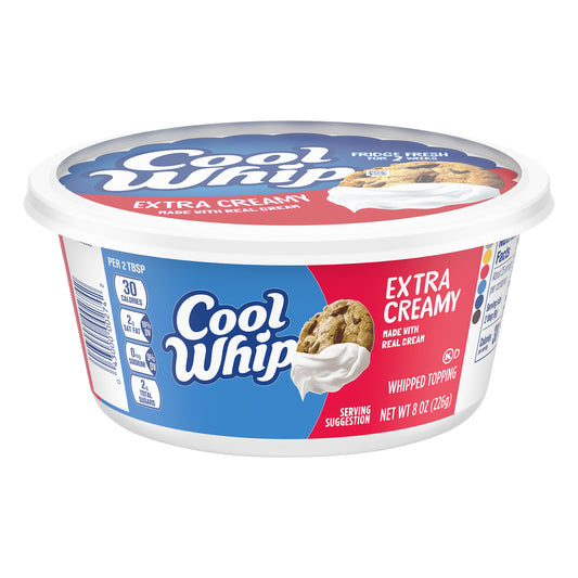 Cool Whip Extra Creamy Whipped Topping, 8 oz Tub