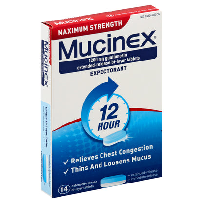 Mucinex Expectorant 14 ea