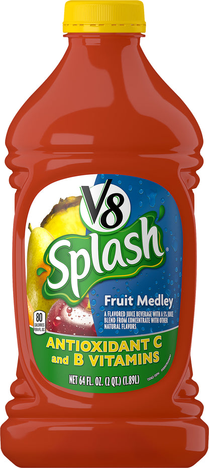 V8 Splash Fruit Medley Juice Beverage 64 oz