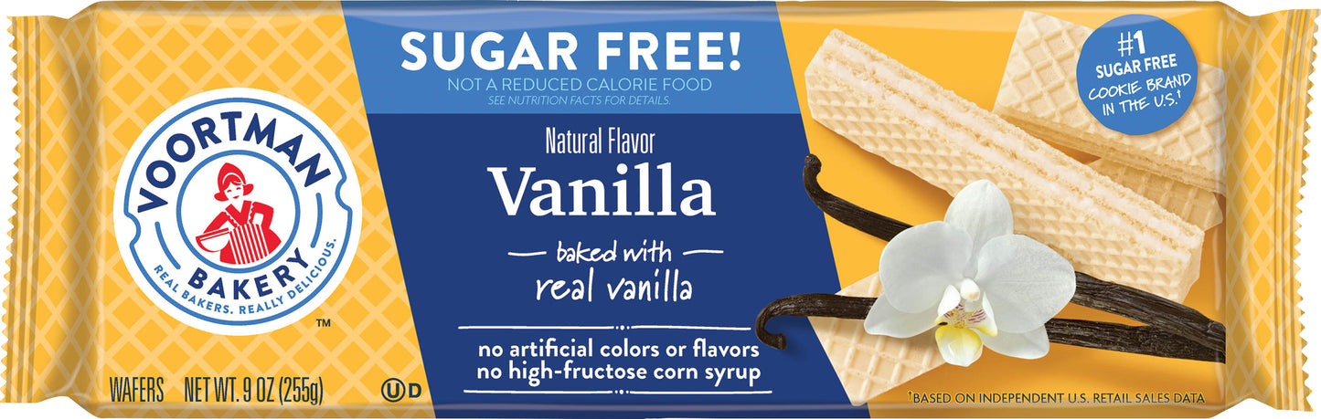 Voortman Bakery Sugar Free Vanilla Wafers 9 oz