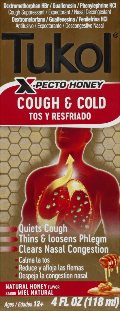Tukol X-Pecto Honey Cough & Cold 4 oz