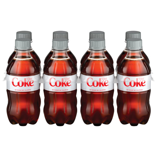 Diet Coke Bottles, 12 fl oz, 8 Pack