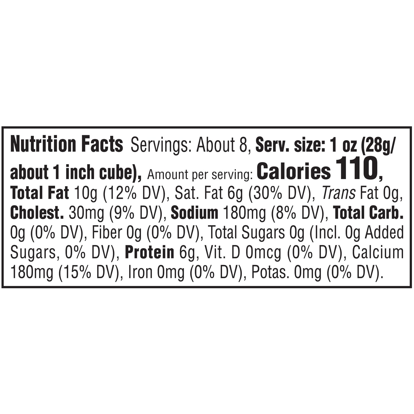 Cracker Barrel Extra Sharp Yellow Cheddar Cheese Block, 8 oz Wrapper