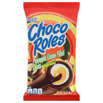 Marinela ChocoRoles Pineapple Creme Filled Cakes 2.82 oz