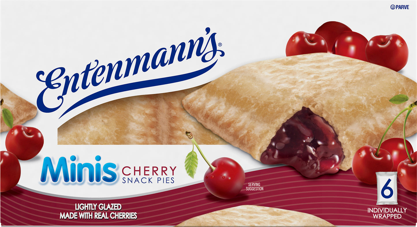 Entenmanns Mini Cherry Snack Pies 6 Ct 12 Oz