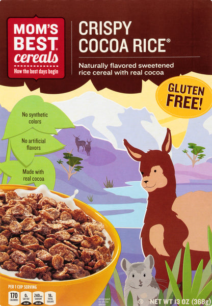 Moms Best Crispy Cocoa Rice Cereal 13 oz