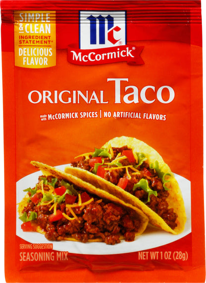 McCormick Taco Original Seasoning Mix 1 oz