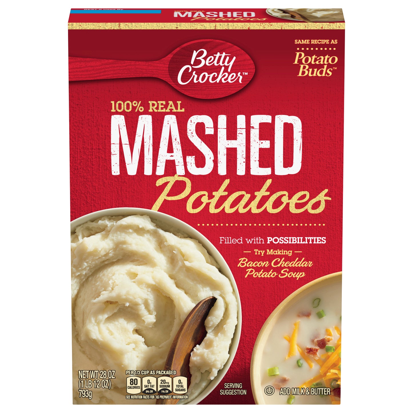 Betty Crocker 100% Real Mashed Potatoes 28 oz