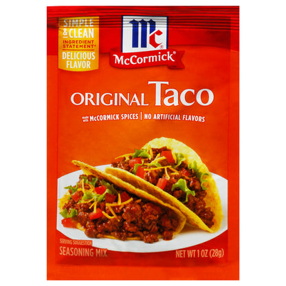 McCormick Taco Original Seasoning Mix 1 oz
