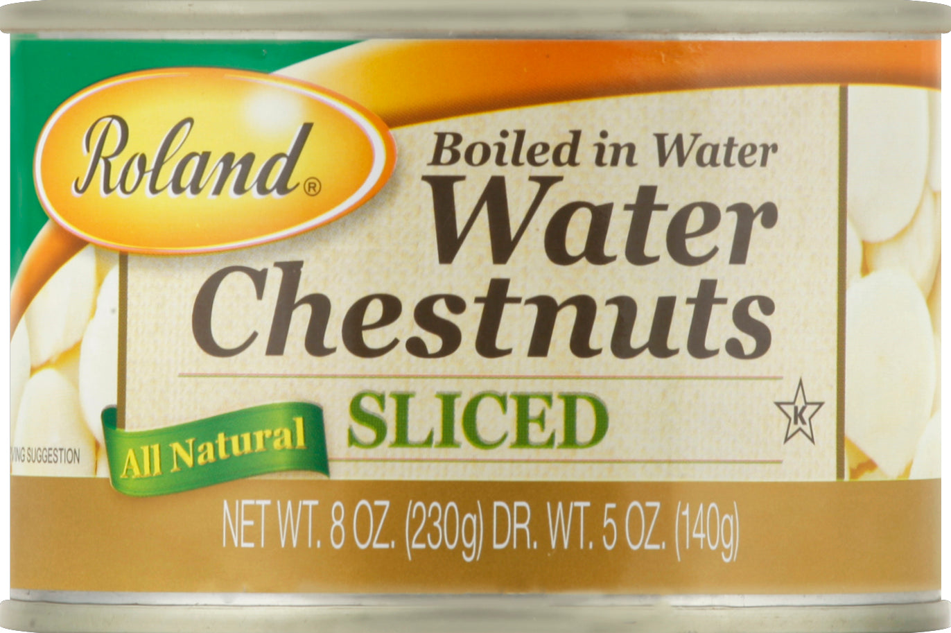 Roland Water Chestnuts 8 oz