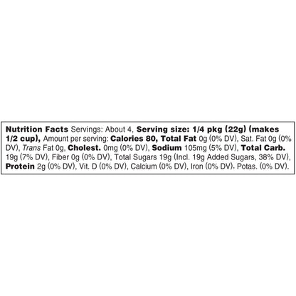 Jell-O Cherry Instant Gelatin Mix, 3 oz Box