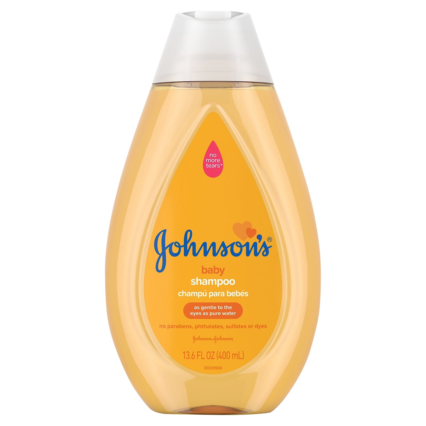 Johnson's Baby Shampoo, Tear-Free with Gentle Formula, 13.6 fl. oz