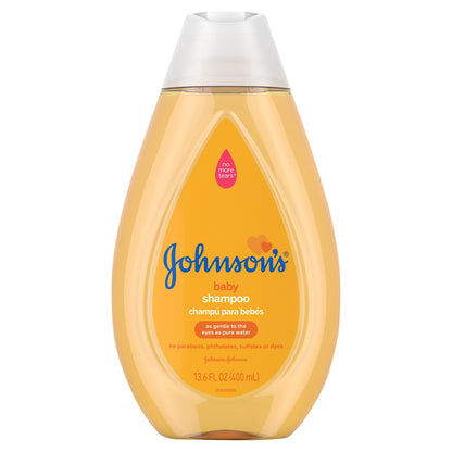 Johnson's Baby Shampoo, Tear-Free with Gentle Formula, 13.6 fl. oz