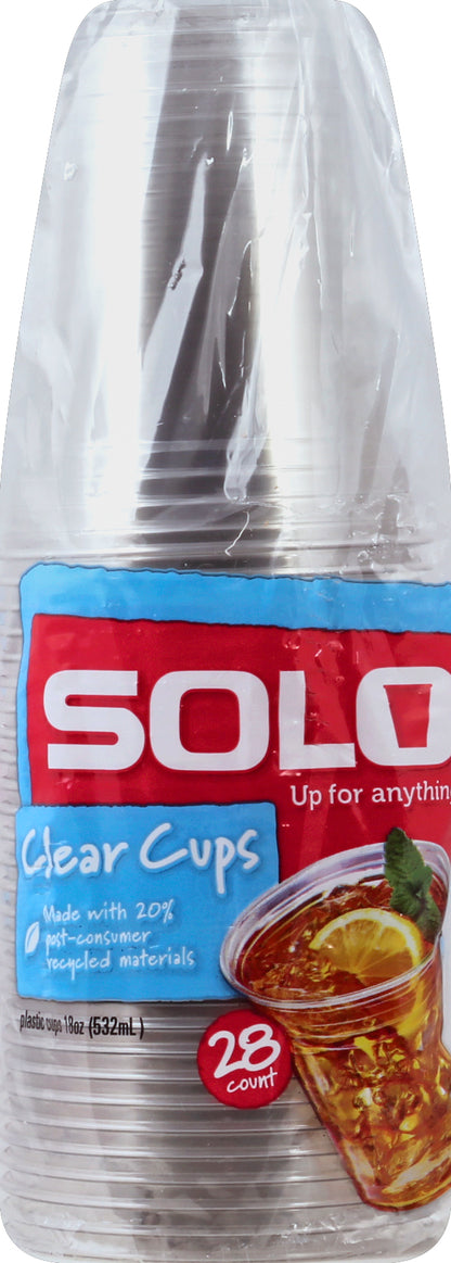 Solo Plastic Cups 28 ea