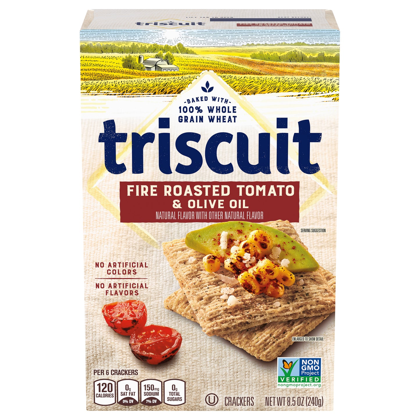 Triscuit Fire Roasted Tomato & Olive Oil Crackers 8.5 oz. Box