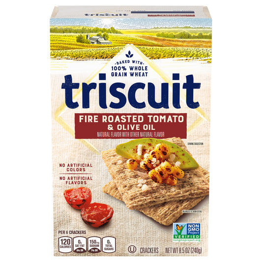 Triscuit Fire Roasted Tomato & Olive Oil Crackers 8.5 oz. Box