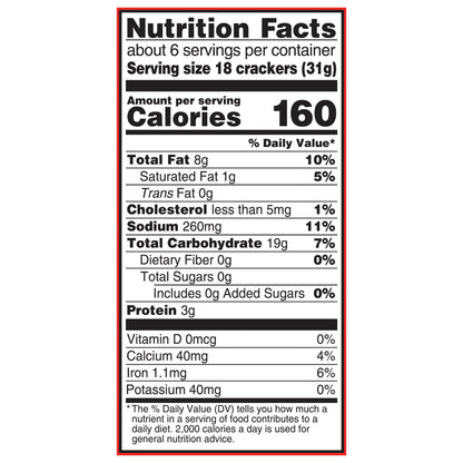 MONDELEZ GLOBAL LLC (SNACKS US) Nabisco Better Cheddars Carton Dieline Change 670317 6.5 OZ English