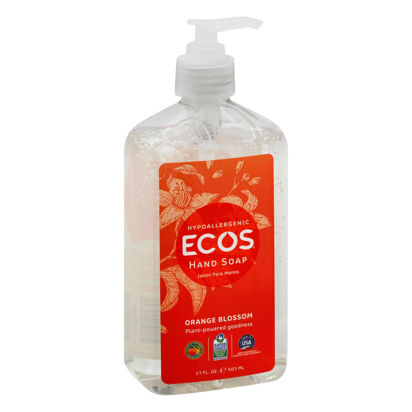 ECOS Orange Blossom Hand Soap 17 oz