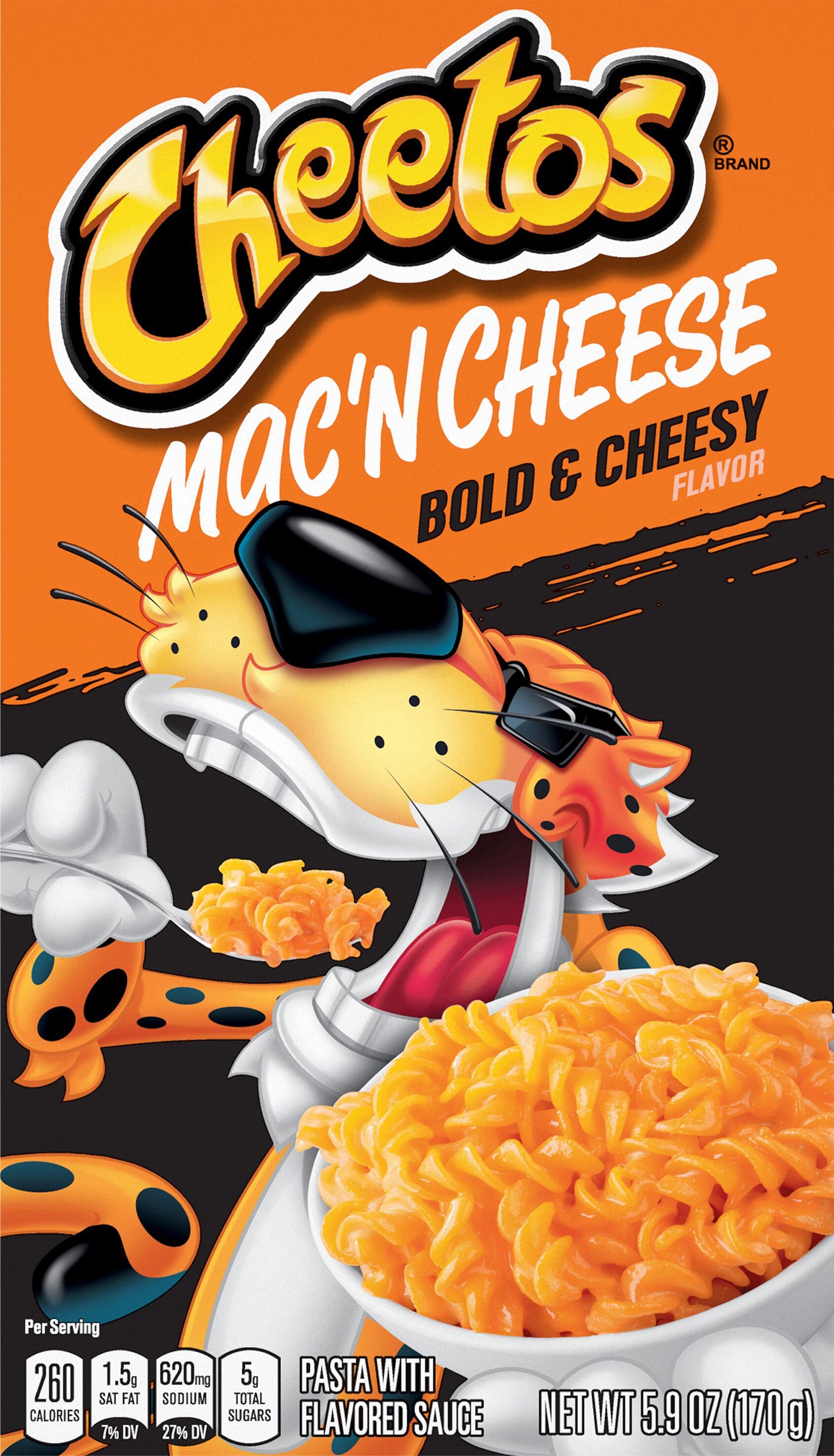 Cheetos Mac 'N Cheese Pasta With Flavored Sauce Bold & Cheesy Flavor 5.9 Oz