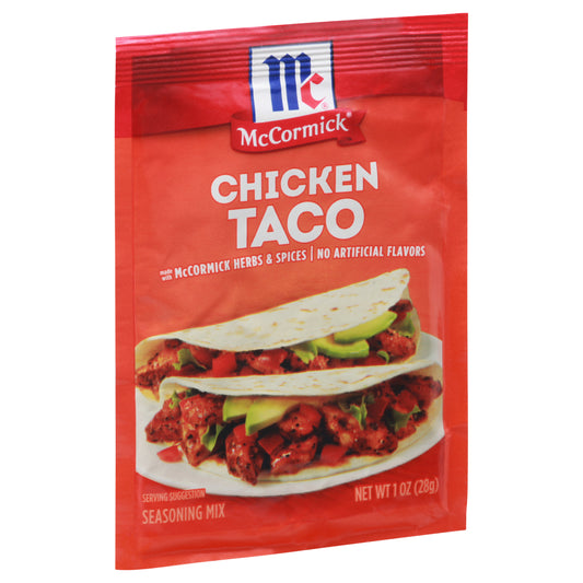 Mccormick Chicken Taco Seasoning Mix 1 oz Envelope
