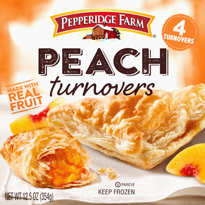 PEPPERIDGE FARM Peach Turnovers 4 ea