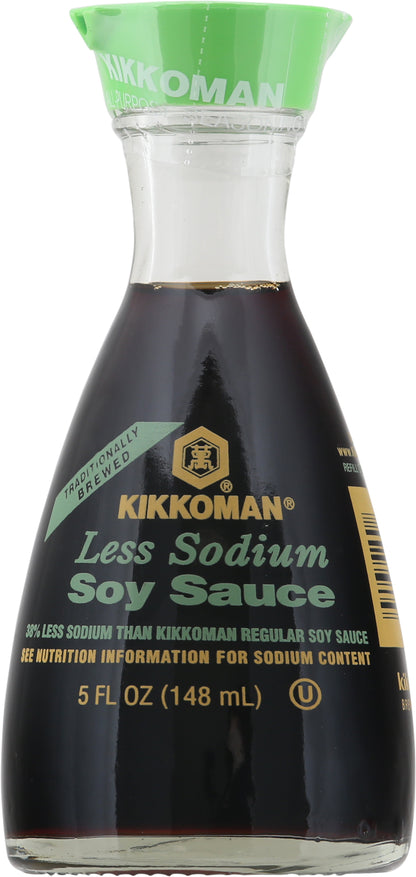 Kikkoman Less Sodium Soy Sauce 5 fl oz Bottle