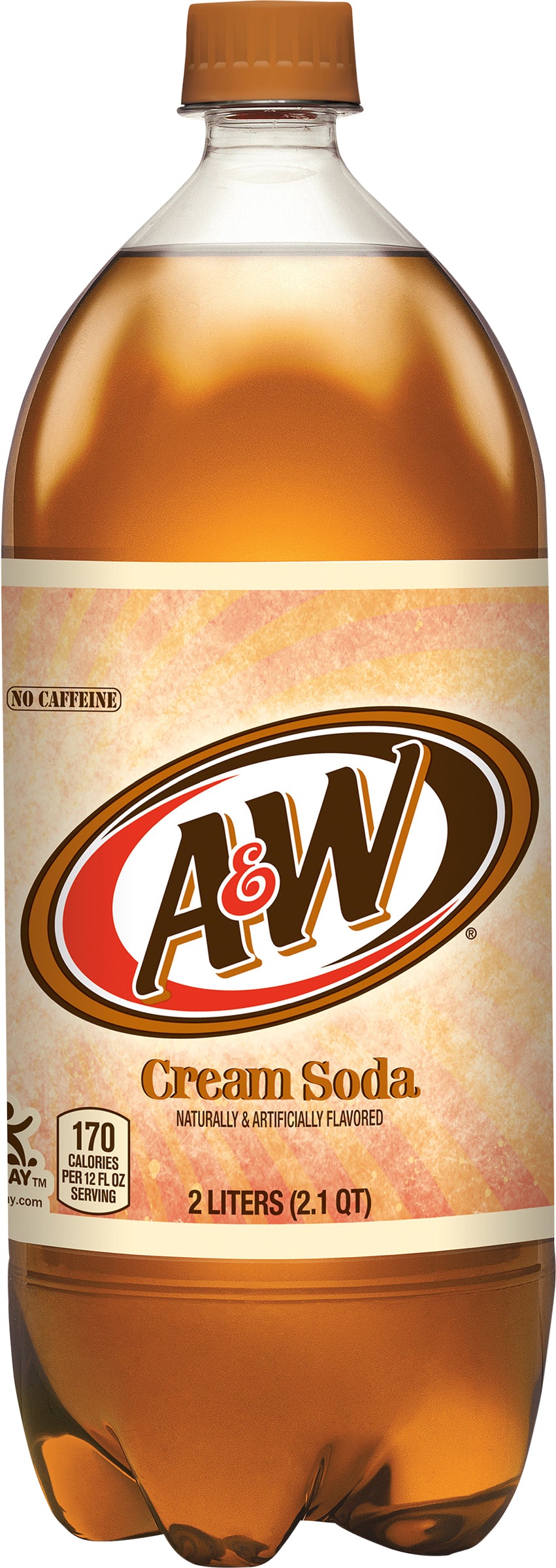 A&W Cream Soda 2 lt Bottle