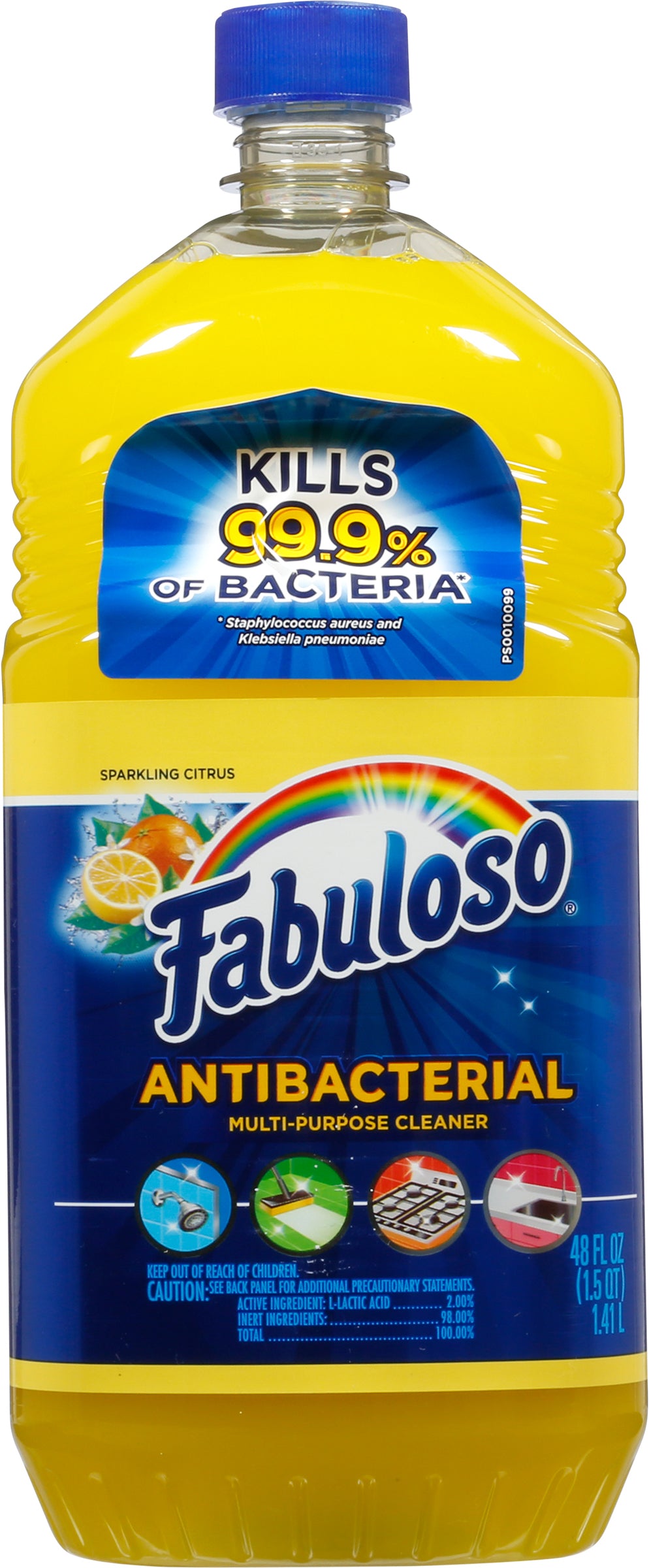 Fabuloso Sparkling Citrus Antibacterial Multi-Purpose Cleaner 48 fl oz Bottle