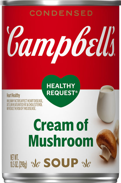 Campbell's Healthy Request Cream of Mushroom Condensed Soup 10.5 oz