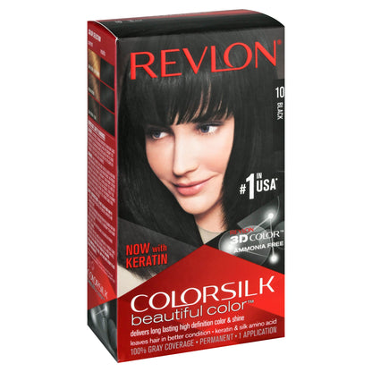 Colorsilk Beautiful Color 10 Black Permanent Hair Color 1 ea