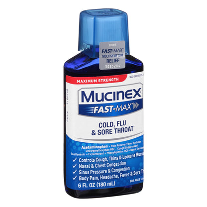 Mucinex Fast-Max Maximum Strength Multisymptom Relief 6 oz
