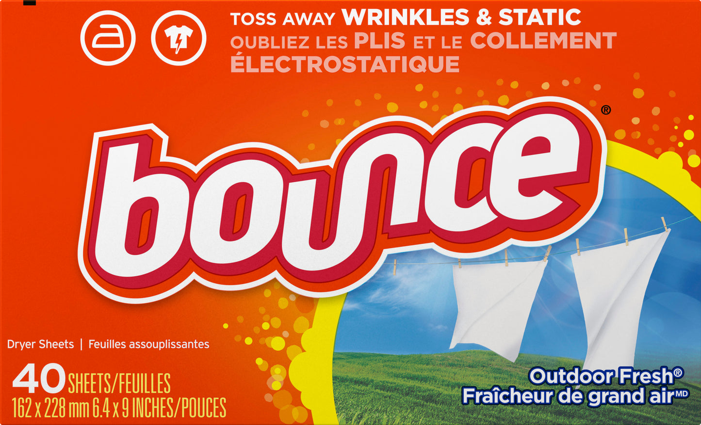 Bounce Outdoor Fresh Dryer Sheets 40 ea