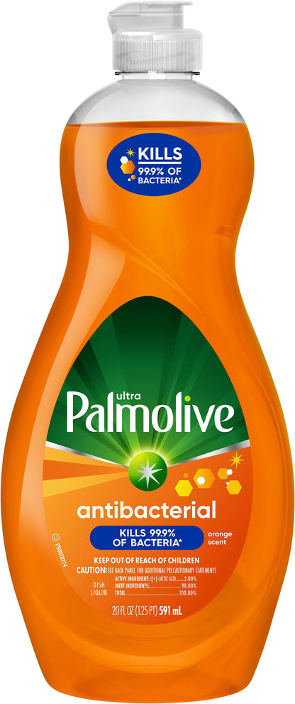 Palmolive Ultra Antibacterial Orange Scent Dish Liquid 20 fl oz