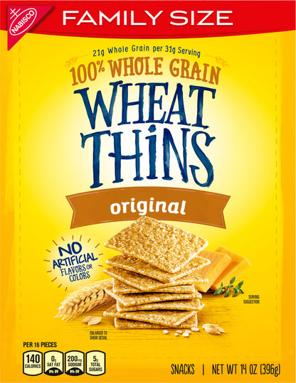 Wheat Thins Original Carton BE Update 624123 14 oz USA